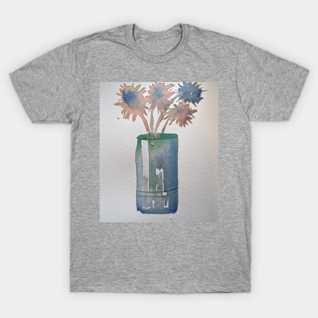 Flowers in the Tin Cup T-Shirt by Matt Starr Fine Art